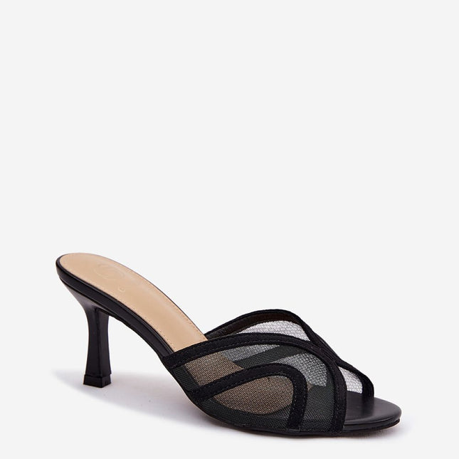 Step in Style Women's Heeled Sandals with Cushioned Footbed & Elegant