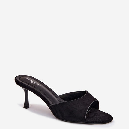 Step in Style Women's Heeled Sandals with Cushioned Insole & Adjustabl