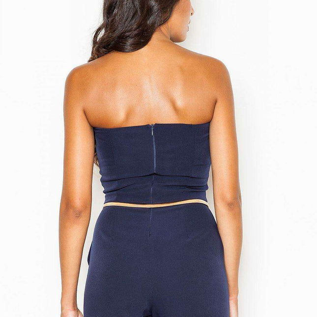 Elegant Sleeveless Jumpsuit with Belt - Women's Fashionable Romper