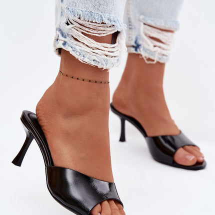 Step in Style Women's Heeled Sandals with Comfortable Cushioned Footbe