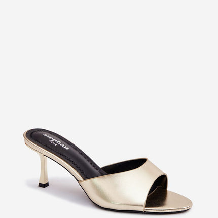 Step in Style Women's Heeled Sandals with Cushioned Insole & Adjustabl