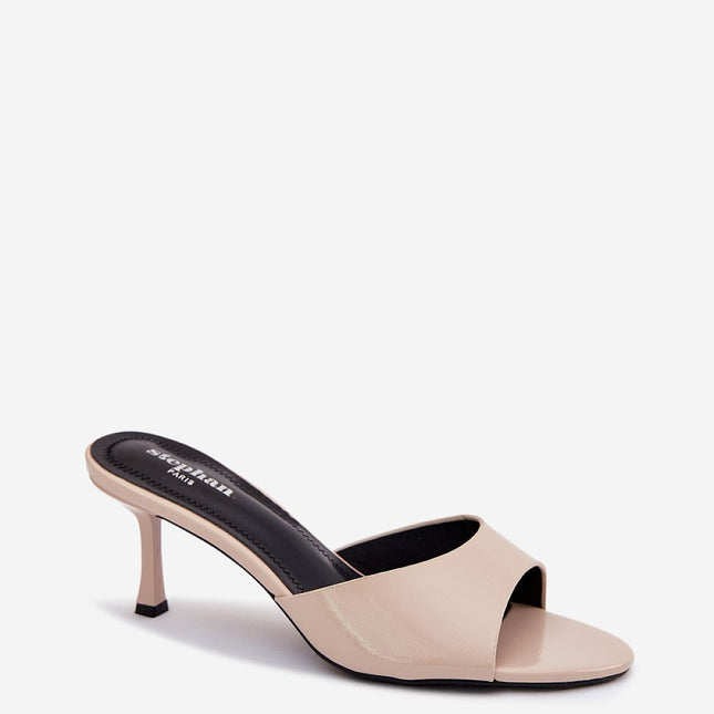 Step in Style Women's Heeled Sandals - Comfortable Cushioning & Chic D