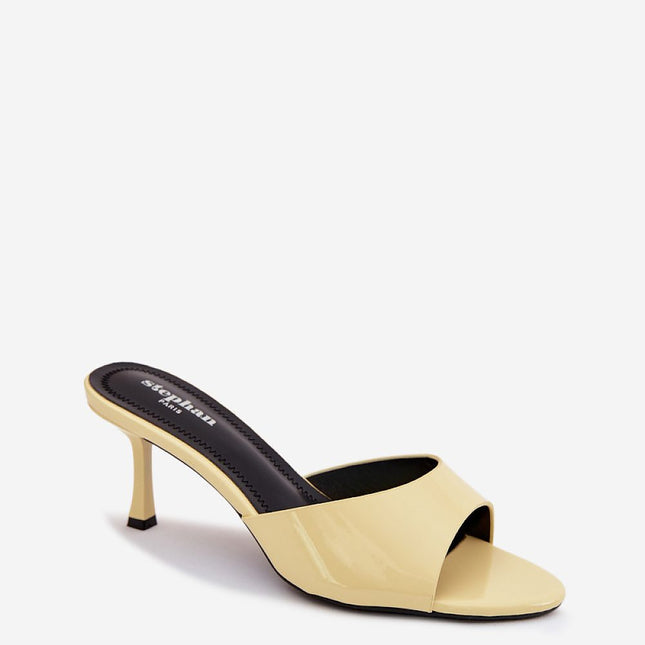 Step in Style Women's Heeled Sandals with Cushioned Footbed and Adjust