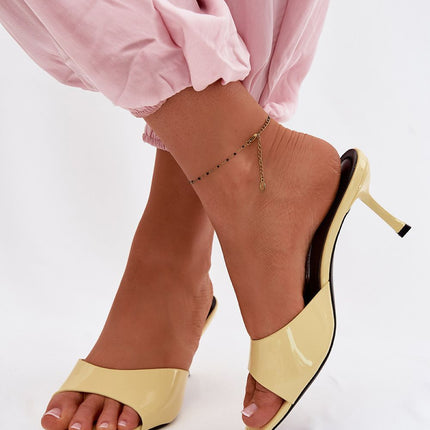 Step in Style Women's Heeled Sandals with Cushioned Footbed and Adjust