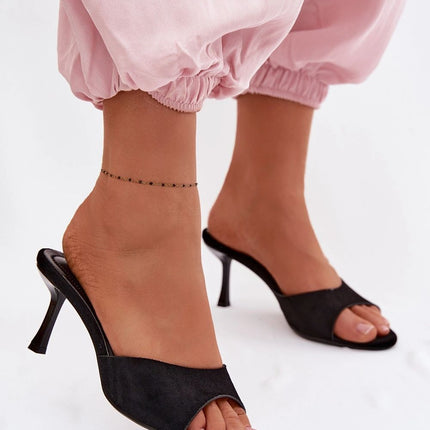 Step in Style Women's Heeled Sandals with Cushioned Insole & Adjustabl