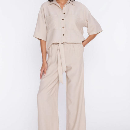 Nife Professional Tailored Shorts with Pockets and Stretch Fabric