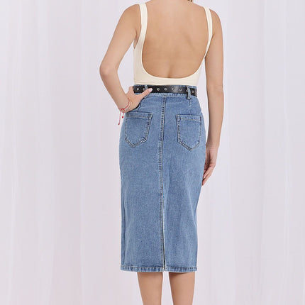 Factory Price Women's Denim Skirt - Classic Fit, Versatile Style