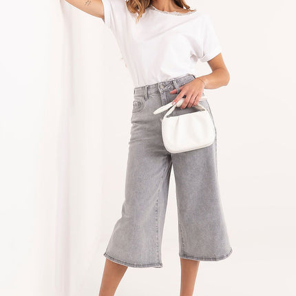 Factory Price Women's Professional Culottes with Pockets and Stretch F