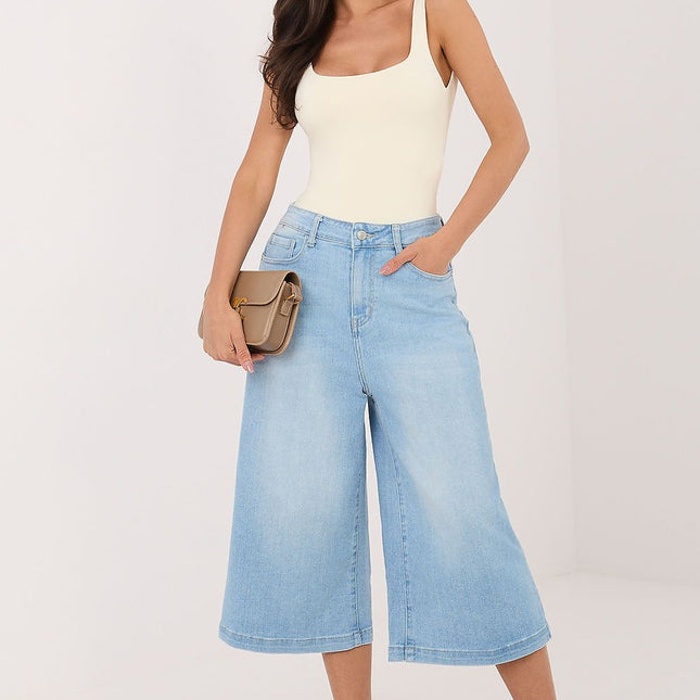 Factory Price Women's Professional Culottes with Pockets and Stretch F