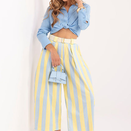 Factory Price Women's Professional Culottes with Pockets and Stretch F