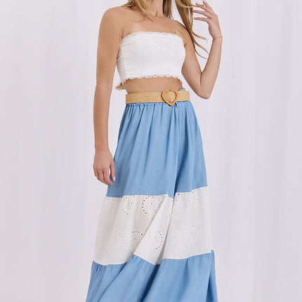 Factory Price Women's Professional A-Line Skirt with Pockets