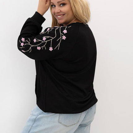 Relevance Plus Size Professional Sweatshirt - Soft Fabric, Cozy Fit