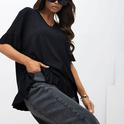 Relevance Professional Blouse - Lightweight, Wrinkle-Resistant Fabric