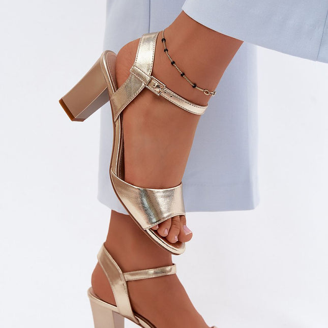 Step in Style Women's Heel Sandals - Comfortable & Elegant Design