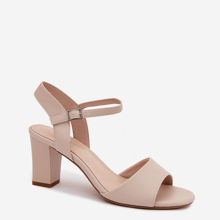 Step in Style Women's Heel Sandals - Comfortable & Elegant Design
