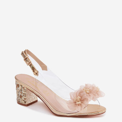 Step in Style Professional Heel Sandals with Cushioned Footbed & Adjus