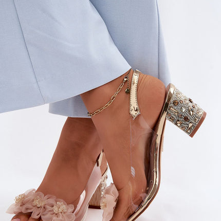 Step in Style Professional Heel Sandals with Cushioned Footbed & Adjus