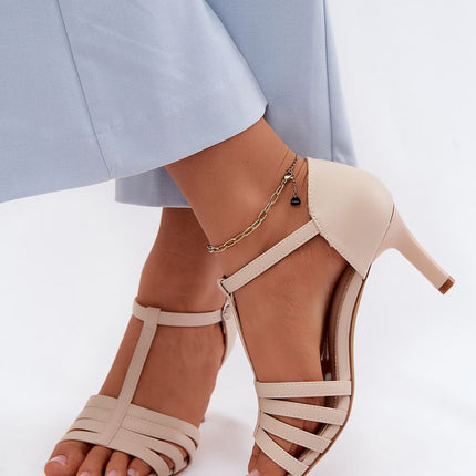 Step in Style Professional Heel Sandals - Comfortable & Elegant Design