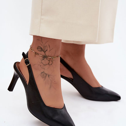 Step in Style Women's Heel Sandals - Comfortable & Elegant Design