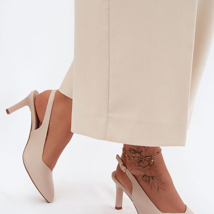 Step in Style Women's Heel Sandals - Comfortable & Elegant Design