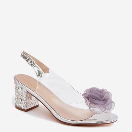 Step in Style Professional Heel Sandals with Cushioned Footbed
