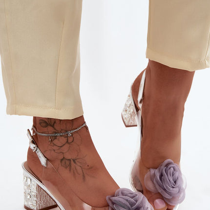 Step in Style Professional Heel Sandals with Cushioned Footbed