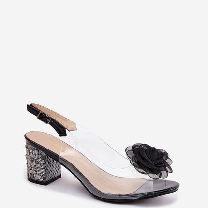 Step in Style Professional Heel Sandals with Cushioned Footbed