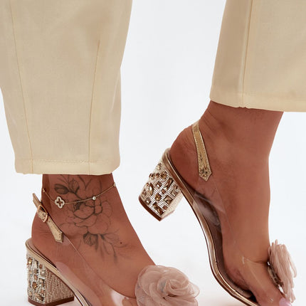 Step in Style Professional Heel Sandals with Cushioned Footbed