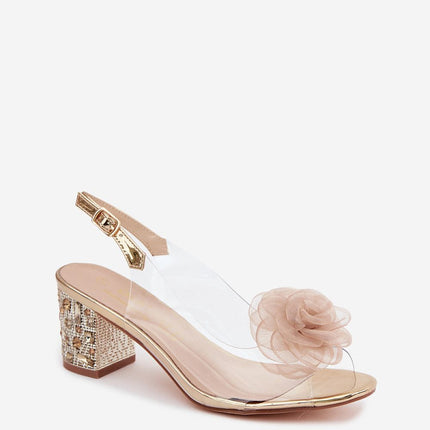Step in Style Professional Heel Sandals with Cushioned Footbed