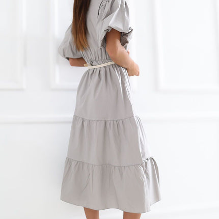 Italy Moda Elegant Daydress with Pockets and Lightweight Fabric