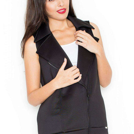 Sporty Zipped Gilet by Katrus - Combine Style with Practicality