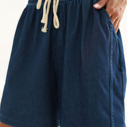 Italy Moda Professional Tailored Shorts with Pockets and Stretch Fabri