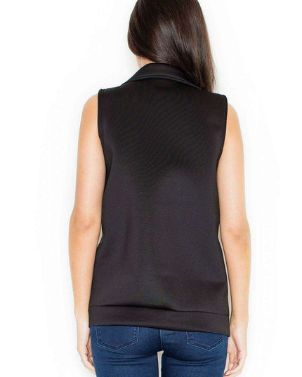 Sporty Zipped Gilet by Katrus - Combine Style with Practicality