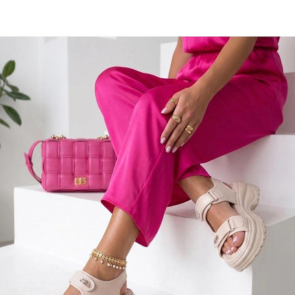 Solea Professional Platform Sandals with Cushioned Footbed & Arch Supp