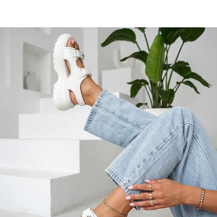 Solea Professional Platform Sandals with Cushioned Footbed & Arch Supp