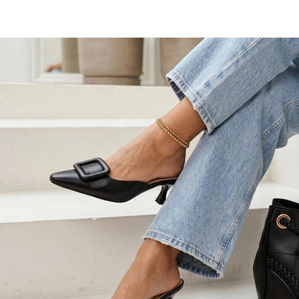 Solea Heeled Sandals with Cushioned Insole and Elegant Design