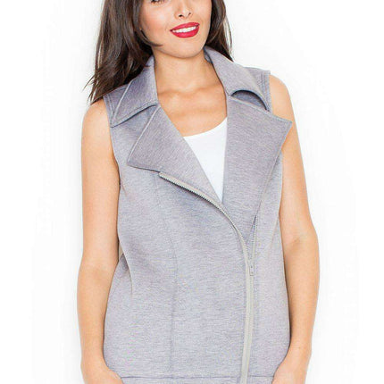 Katrus Elegant Zip-Up Vest: A Timeless Addition to Your Fashion Collection