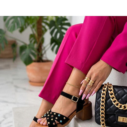 Solea Professional Heel Sandals - Comfortable Cushioned Footbed, Styli