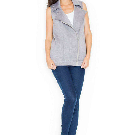 Katrus Elegant Zip-Up Vest: A Timeless Addition to Your Fashion Collection