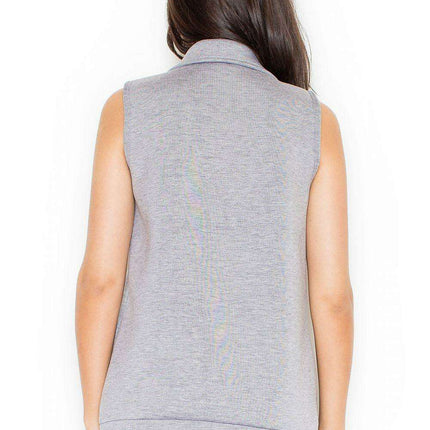 Katrus Elegant Zip-Up Vest: A Timeless Addition to Your Fashion Collection