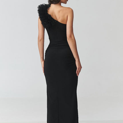 Makadamia Elegant Long Dress with Pockets and Adjustable Straps