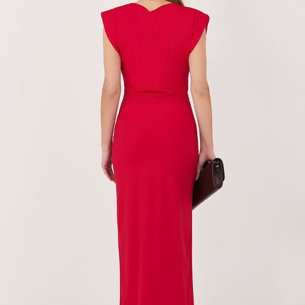 Rue Paris Elegant Cocktail Dress with Sleeveless Design and A-Line Fit
