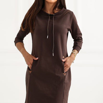 Rue Paris Professional Daydress with Pockets and Elegant Design