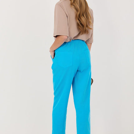Rue Paris Women's Professional Corduroy Trousers with Stretch Fit