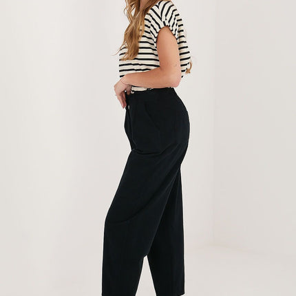 Rue Paris Women's Professional Corduroy Trousers with Stretch Fit