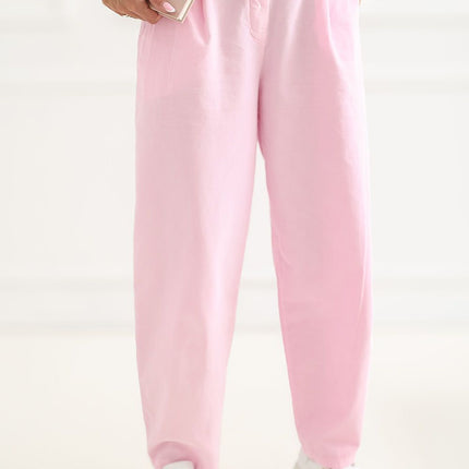 Rue Paris Women's Professional Corduroy Trousers with Stretch Fit