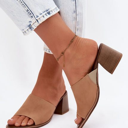 Step in Style Women's Heeled Sandals - Comfortable Fit & Elegant Desig