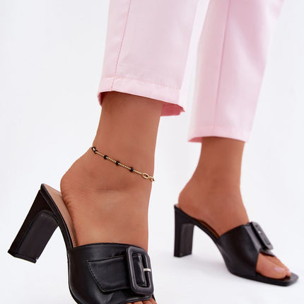 Step in Style Women's Heeled Sandals with Cushioned Footbed & Adjustab