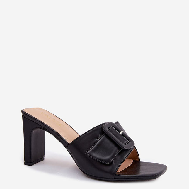 Step in Style Women's Heeled Sandals with Cushioned Footbed & Adjustab