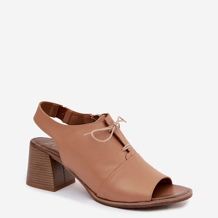 Step in Style Elegant Heel Sandals with Cushioned Footbed and Adjustab